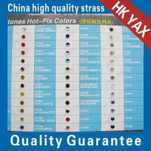 Hot fix rhinestone made in china;rhinestone hotfix