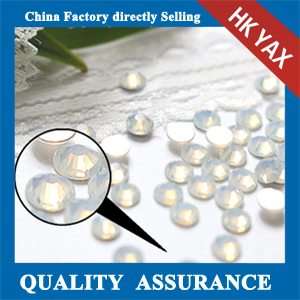 white opal crystal stone non hot fix for nail art