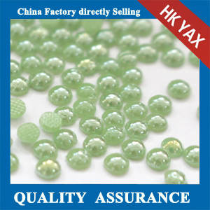 Green hotfix pearl,hot-fix ceramic rhinestone